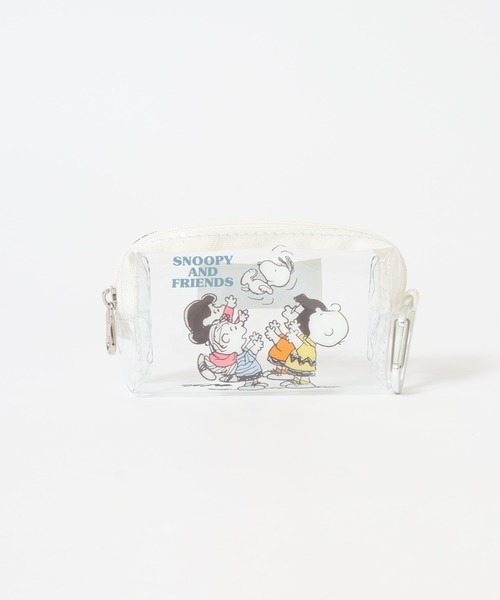 SNOOPY（スヌーピー） ポーチ クリアミニポーチ カラビナ スヌーピー