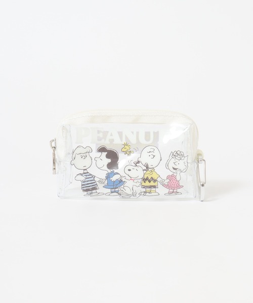SNOOPY（スヌーピー） ポーチ クリアミニポーチ カラビナ スヌーピー