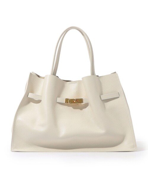 トートバッグ VIOLAd'ORO ダブルフェイスレザー トートバッグ レディースの画像
