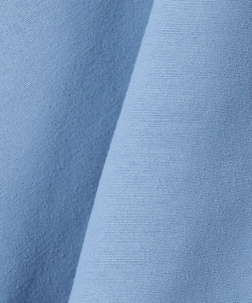 ブラウス シャツ 半袖 「WEB限定」「at ease」ノーカラー ギャザー ブラウス UVカット 通気性 レディース | green label relaxing | 11