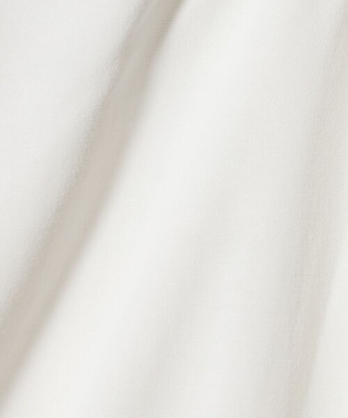 ブラウス シャツ 半袖 「WEB限定」「at ease」ノーカラー ギャザー ブラウス UVカット 通気性 レディース | green label relaxing | 08