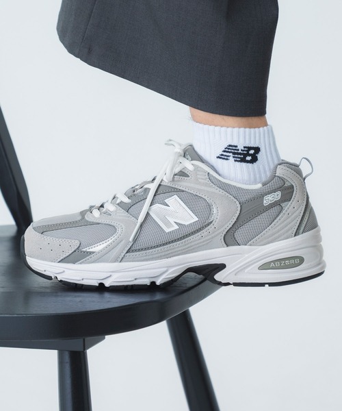「New Balance」 ローカットスニーカー 28.5cm グレー メンズ_画像9