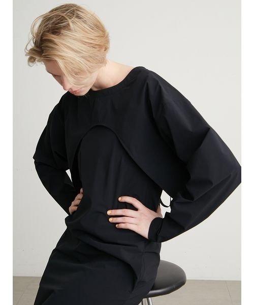 「styling/」 長袖カットソー FREE ブラック レディース_画像9