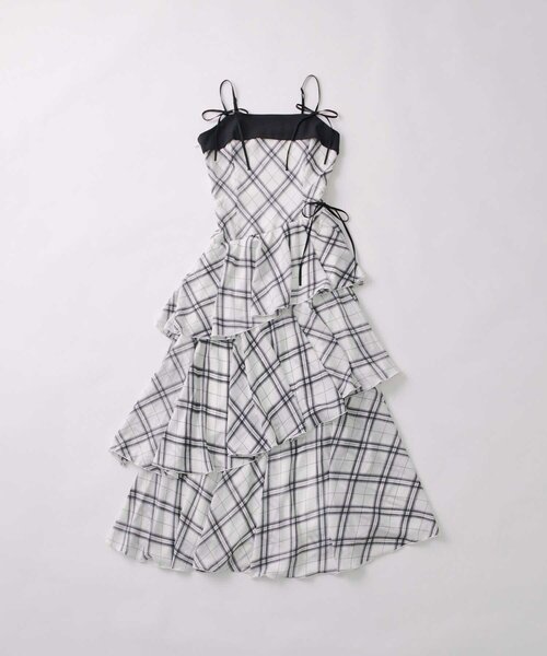 Belle Charme ワンピース 「Belle Charme」Chiffon Tiered Long