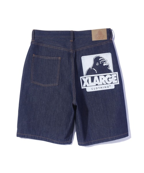 XLARGE（エクストラ ラージ） デニムハーフパンツ 36inch ブラック