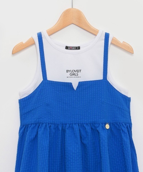 「by LOVEiT」 「KIDS」キャミソールワンピース 130cm ブラック キッズ_画像4
