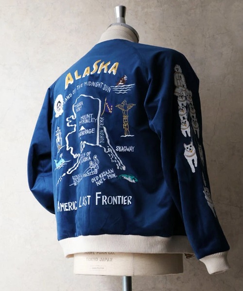 新品＊HOUSTON ヒューストン 別珍 スーベニアジャケット MAP M HOUSTON（ヒューストン） ブルゾン アウター 「26AW新色＆新柄追加