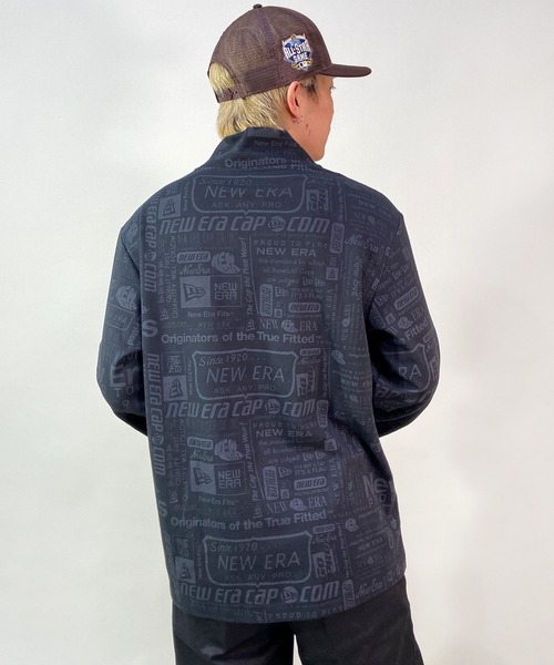 「NEW ERA」 長袖Tシャツ L ブラック メンズ_画像5
