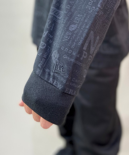 「NEW ERA」 長袖Tシャツ L ブラック メンズ_画像8