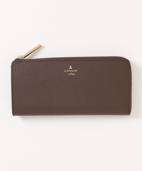 LANVIN en Bleu 長財布 財布 リュクサンブール Lファスナー長財布 