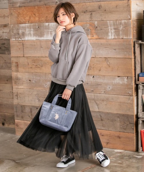 U.S. POLO ASSN.（ユーエスポロアッスン） トートバッグ コーデュロイ 