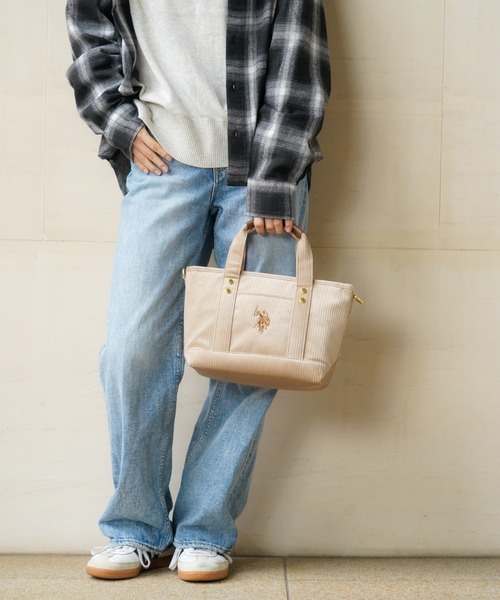 U.S POLO ASSN コーデュロイバック U.S. POLO ASSN.（ユーエスポロアッスン） ショルダーバッグ バッグ