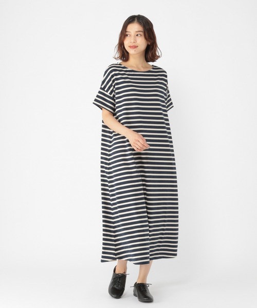 ワンピース ボーダーフレア半袖ワンピース Zozotown Paypayモール店 通販 Paypayモール