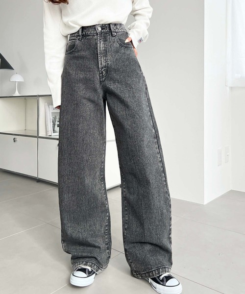 moment+ ワイドパンツ ジーンズ デニム デニムパンツ 「累計販売枚数2