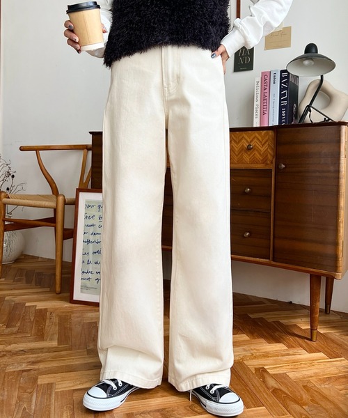 moment+ ワイドパンツ ジーンズ デニム デニムパンツ 「累計販売枚数2