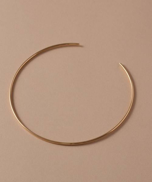 Lilas チョーカー 「追加」2.5パイプC型チョーカー K10 レディース