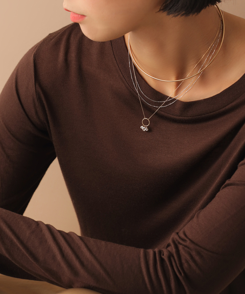 Lilas チョーカー 「追加」2.5パイプC型チョーカー K10 レディース