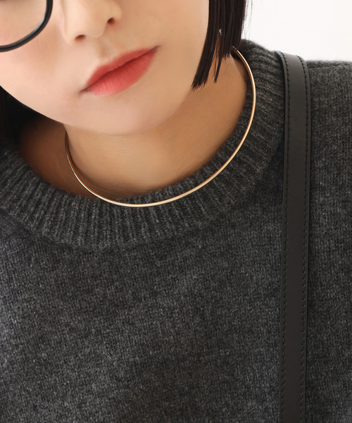 Lilas チョーカー 「追加」2.5パイプC型チョーカー K10 レディース