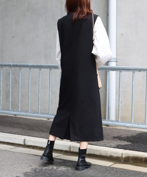 新品未使用 BURRERY BLUE LABEL ワンピース ジャンスカ 36 ブルーレーベルクレストブリッジ ジャンパースカート ワンピース