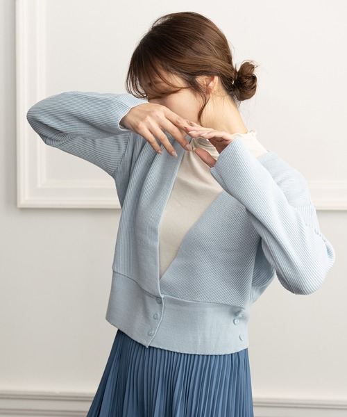 ニット セーター キレイ目カシュクールニット レディース ZAKKA-BOX ニット セーター キレイ目カシュクールニット