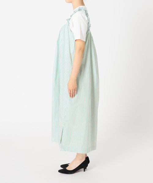【美品】　JUST FEMALE ストライプキャミワンピース SLOBE IENA ワンピース 【JUST FEMALE/ジャストフィーメイル