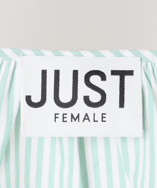 【美品】　JUST FEMALE ストライプキャミワンピース SLOBE IENA ワンピース 【JUST FEMALE/ジャストフィーメイル
