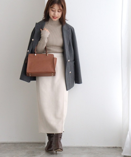 ロシャス⭐︎フリルショルダー 長袖セーター ハイネックニット レーヨンニット 38 ロシャス⭐︎フリルショルダー 長袖セーター ハイネックニット