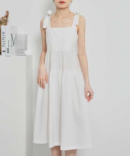 メロメロキャミワンピ➕ボンネットずきんズM・Lサイズ。ボンネットずきんズS MAISON DE THERESE（メゾン ド テレーズ） ワンピース 肩紐リボンの