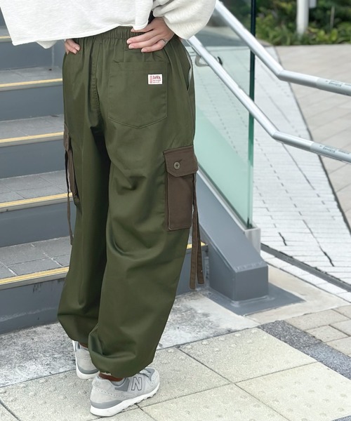 JACQUEMUS カーキ ワークパンツ Java パンツ カーゴパンツ 「JaVaジャバ コラボ」ゆるっとラフ