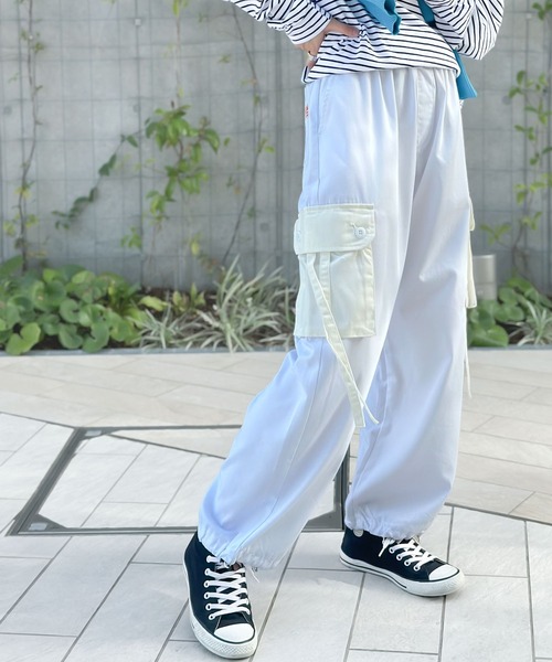 Java ワイドパンツ カーゴパンツ 「JaVaジャバ コラボ」ゆるっとラフ