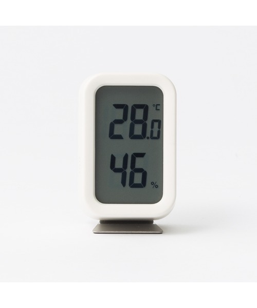 無印良品（MUJI） 時計 デジタル温湿度計 ホワイト／型番：MJ
