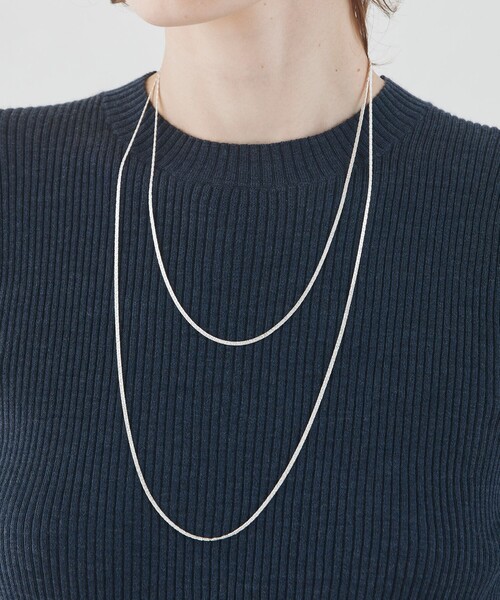 新品未開封　スミカネコ　シルバーネックレス sumikaneko ネックレス snake chain シルバー レディース