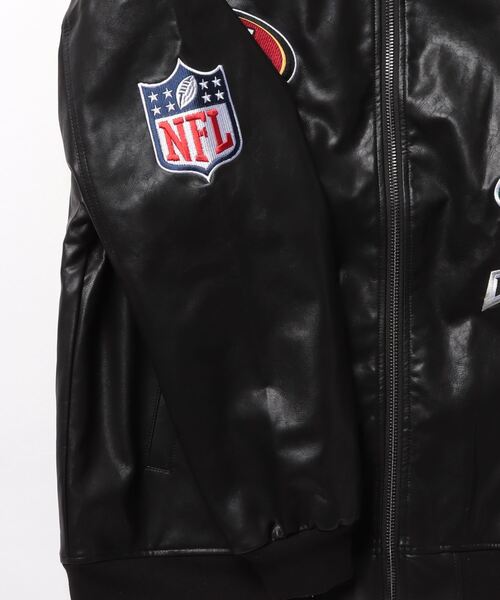 コート ジャケット NATIONAL FOOTBALL LEAGE ワッペンPUボンバーJK 