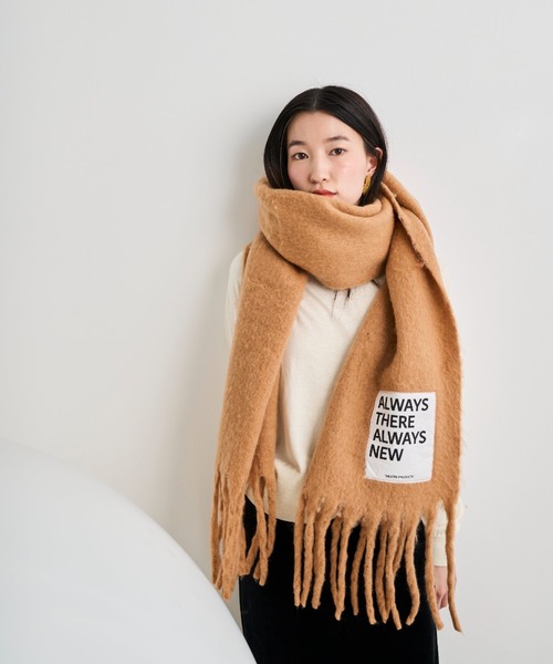 【新品タグ付】MACPHEE トゥモローランド モヘア混 大判ストール マフラー 新品☆タグ付き MACPHEE モヘア混 トゥモローランド ショール マフラー