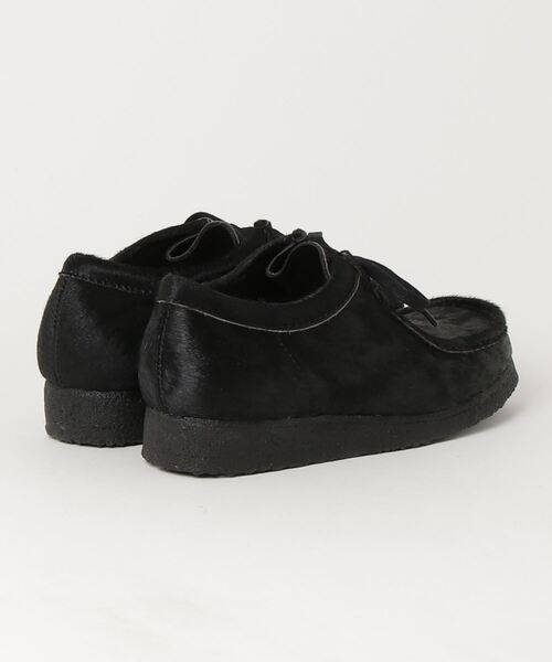 靴 Clalrks Wallabee Hair On black Clarks Wallabee Hair On 'Black' 26174031