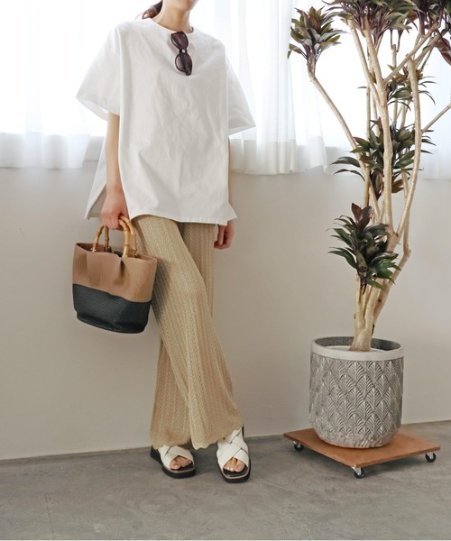 MODE KAORI（モードカオリ） 厚底 サンダル 「本革」クロスバック