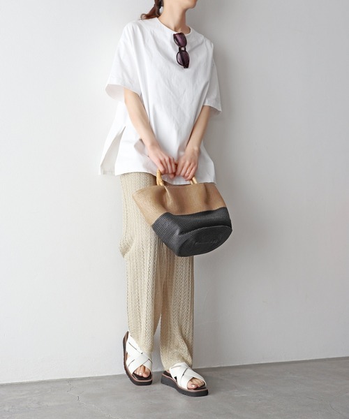 MODE KAORI（モードカオリ） 厚底 サンダル 「本革」クロスバック