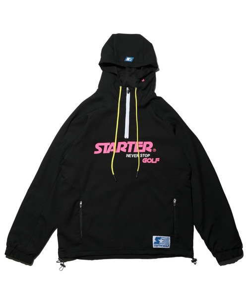 パーカー 「STARTER GOLF」スターターゴルフ DotAir(R)撥水ストレッチ ハイベンチレーションハーフジップパーカー SG-123016_1