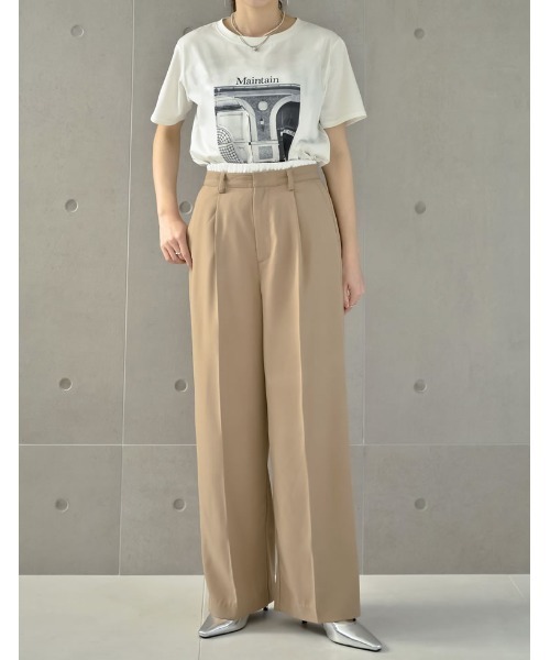 Re:EDIT スラックス パンツ 「2024SS COLLECTION」「低身長/高