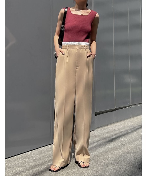 Re:EDIT スラックス パンツ 「2024SS COLLECTION」「低身長/高