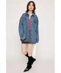 ブラウス シャツ ARM SLIT DENIM...の詳細画像2