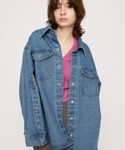 ブラウス シャツ ARM SLIT DENIM...の詳細画像1