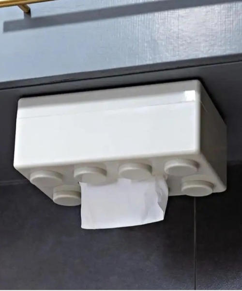 美品　ELEMOODティシュケース インテリア 「 ammy. / エイミードット 」 トイ ブロック