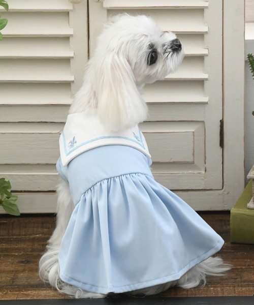 One Octave（ワンオクターブ） 犬 服 One Octave/ミディカラーワンピ