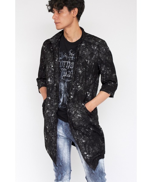 Tornado Mart 花柄チェスターコート