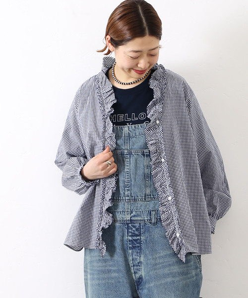 6/14迄　新品未使用journal standard luxe フリルブラウス JOURNAL STANDARD LUXE（ジャーナルスタンダード ラックス） シャツ