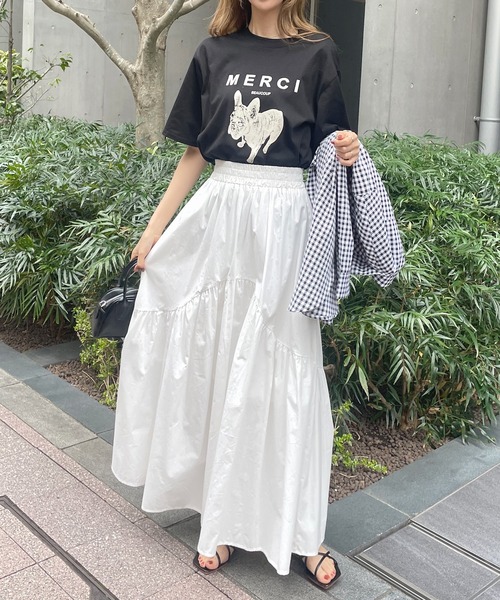 専用 DRAWER 2024 SPRING Wギャザー スカート ¥88,000 専用 DRAWER