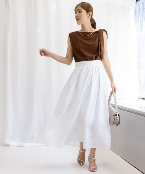 NOLLEY'S ブラウス シャツ ライトジョーゼットねじりブラウス