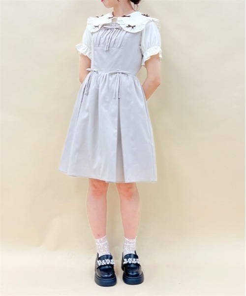 axes femme POETIQUE ワンピース ガーリーリボンワンピ