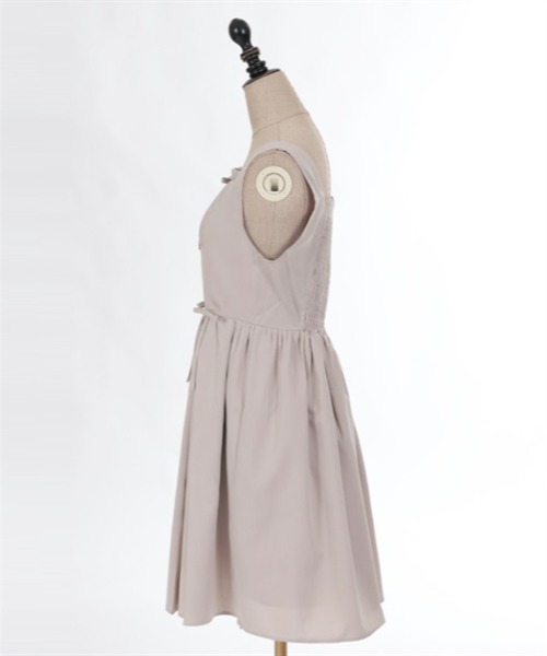 リボン　ワンピース axes femme POETIQUE ワンピース ガーリーリボンワンピ